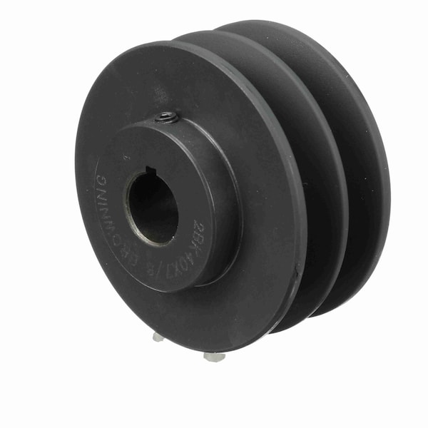 Browning 2 Groove Cast Iron Fhp - Finished Bore Sheave, 2BK40X7/8 2BK40X7/8 - main